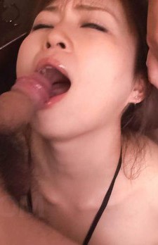 Nozomi Hatsuki Asian gets fingers in vagina and phallus in mouth