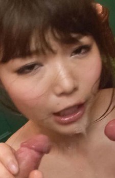 Megumi Shino Asian is so good at sucking boners with saliva