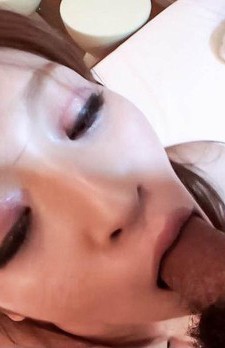 Yukina Mori Asian busty sucks dong and gets vibrator on clitoris