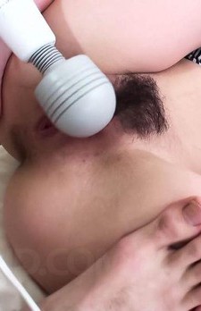 Yuu Sakura Asian has nipples squeezed and is teased with vibrator